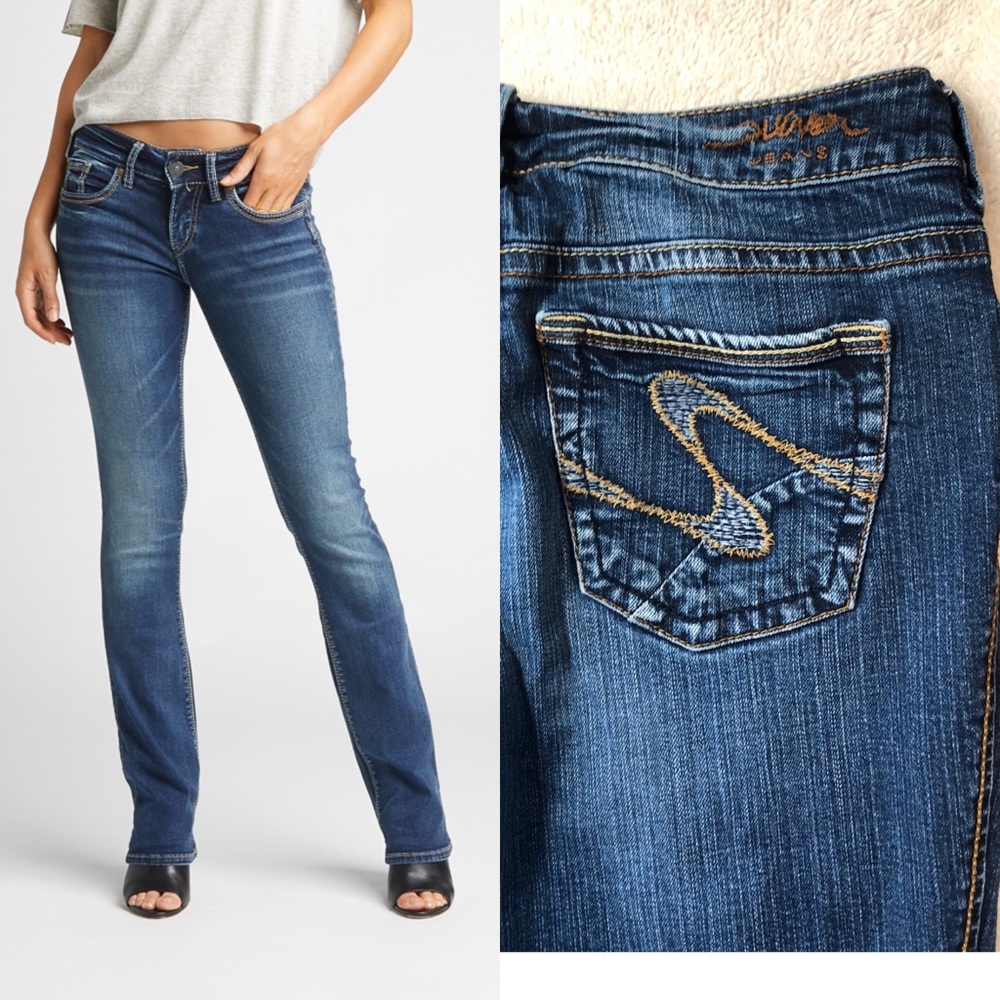 Silver Jeans Women's Straight Leg Jeans - Blue